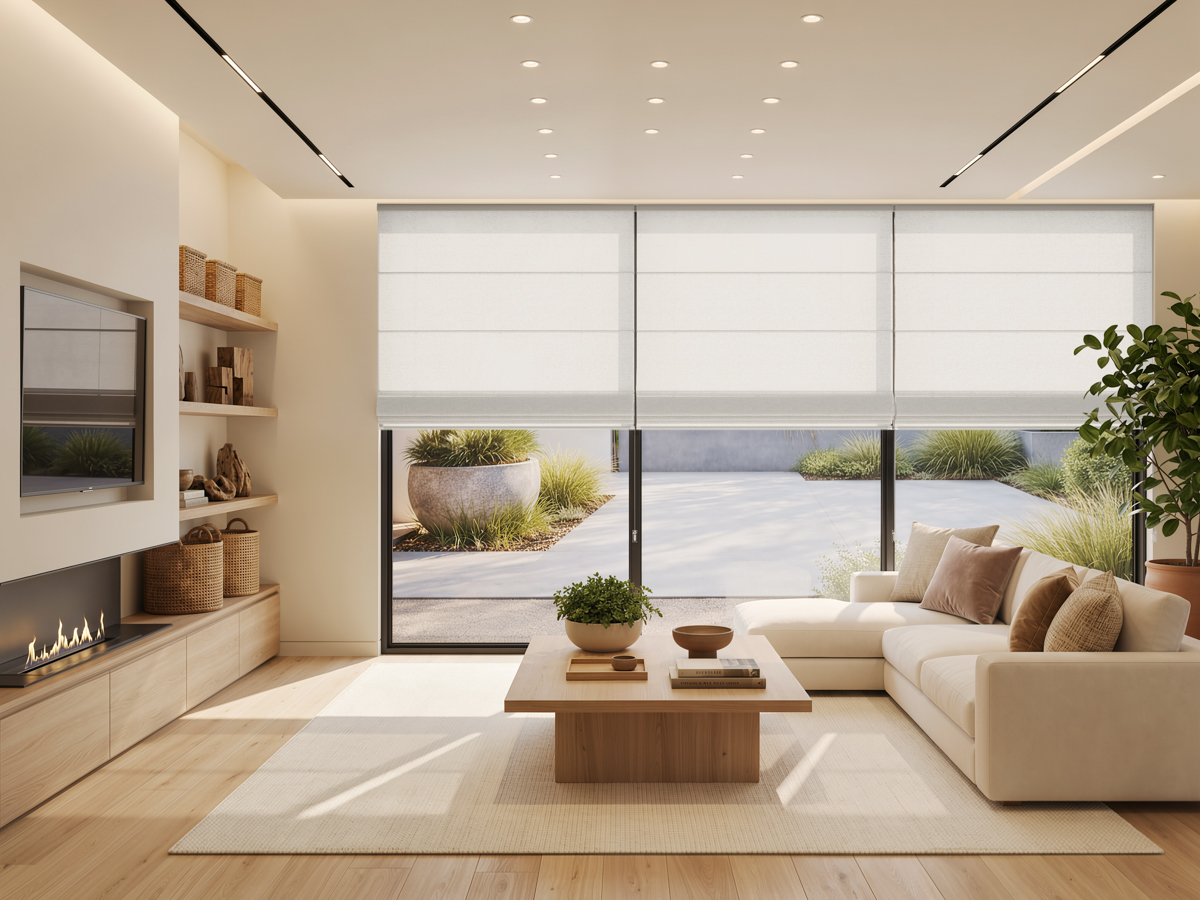 Zendecor Roman Blinds: A Symphony of Elegant Pleats and Upscale Living